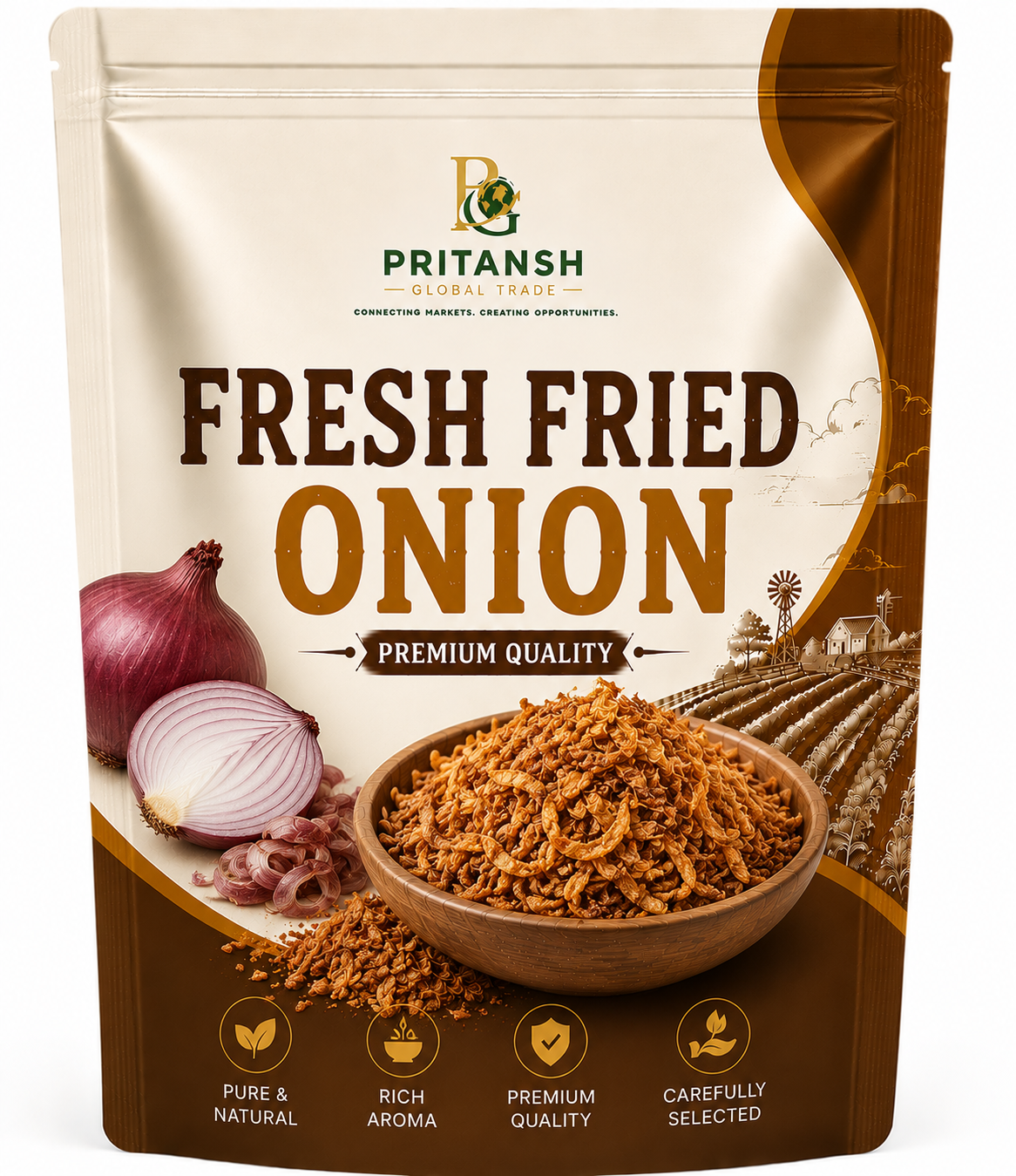 fresh fried onion